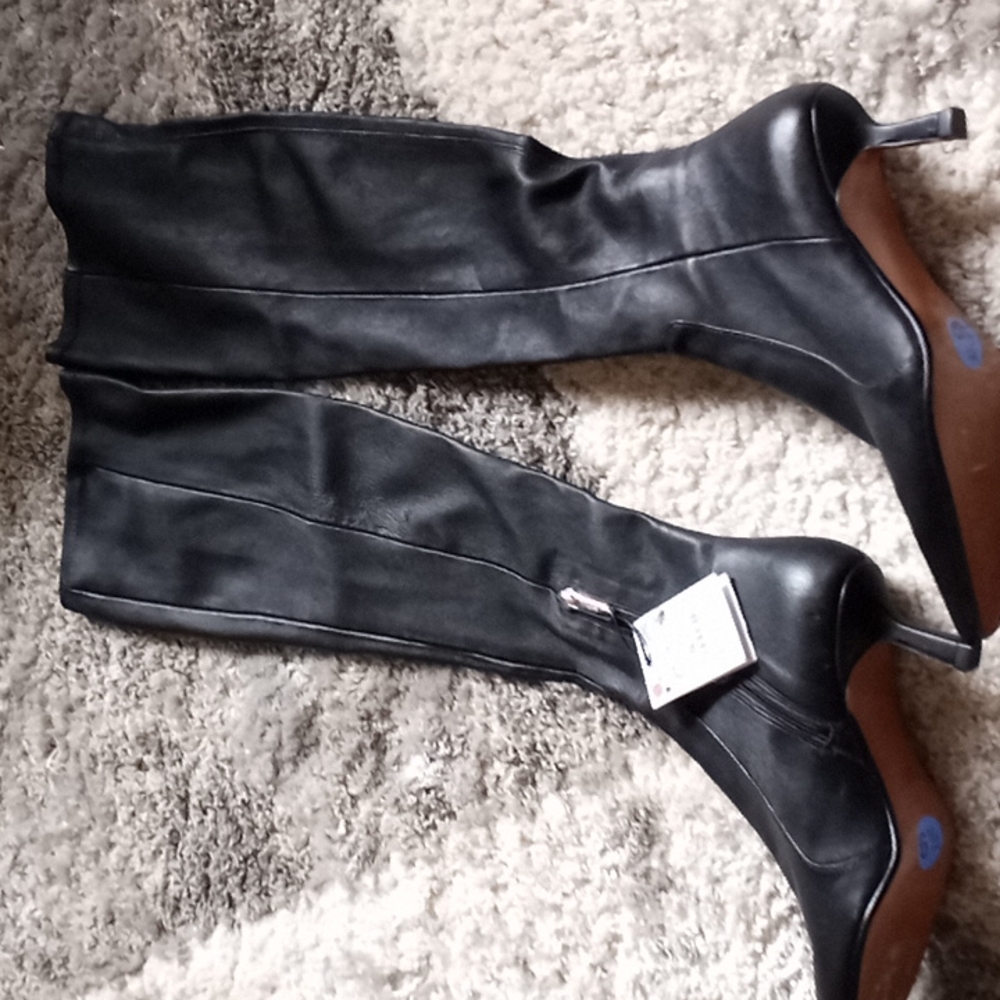 Zara leather boots..